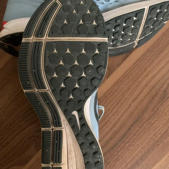 Women Size 8 Pegasus- baby blue with orange - Picture 2 of 4